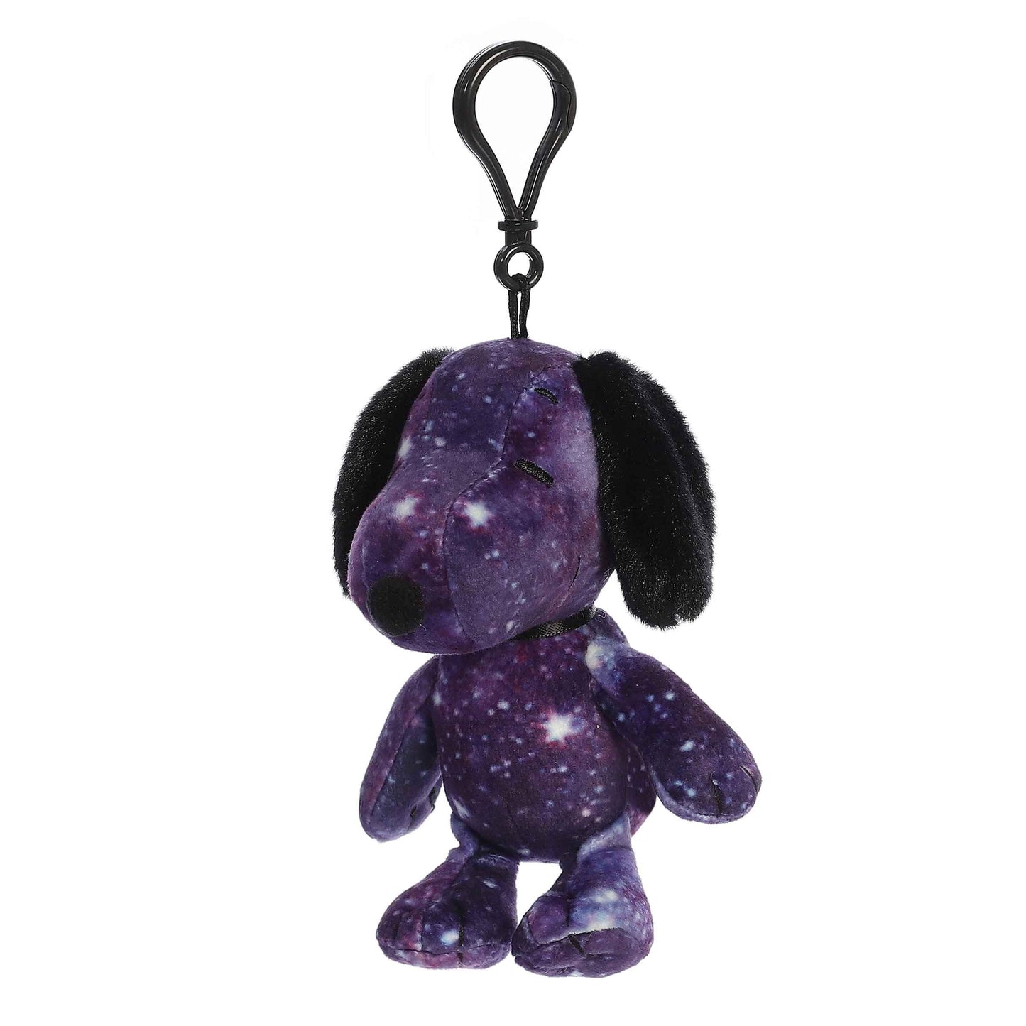 Aurora® Timeless Peanuts® Spaced Out Snoopy Clip-On Stuffed Animal - Classic Characters - Lasting Memories - Purple 5 Inches