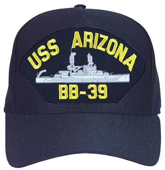 USS Arizona BB-39 Hat / USN Ship Baseball Cap 92514
