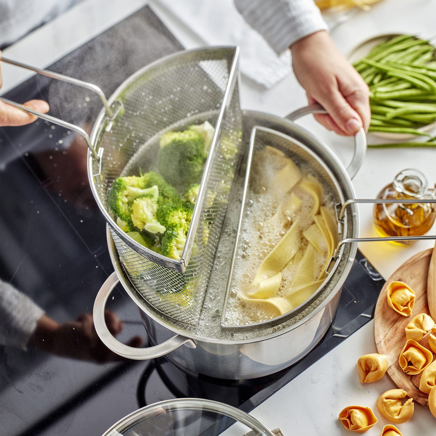 Demeyere Resto 8.5-qt Stainless Steel 7-In-1 Multi-Pot