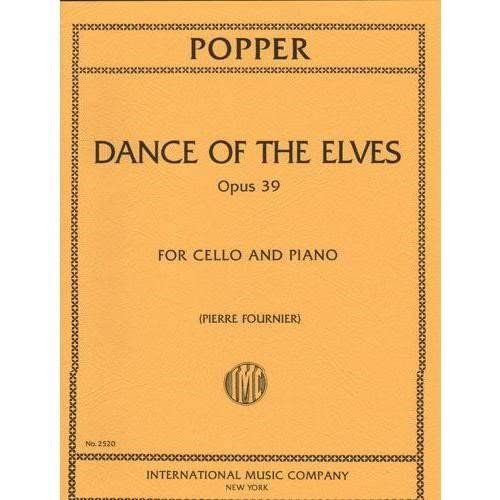 Popper David Dance of the Elves Op39. For Cello and piano. by Pierre Fournier. International