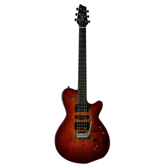 Godin XTSA Solid Body 3-Voice Electric Guitar (Light Burst)
