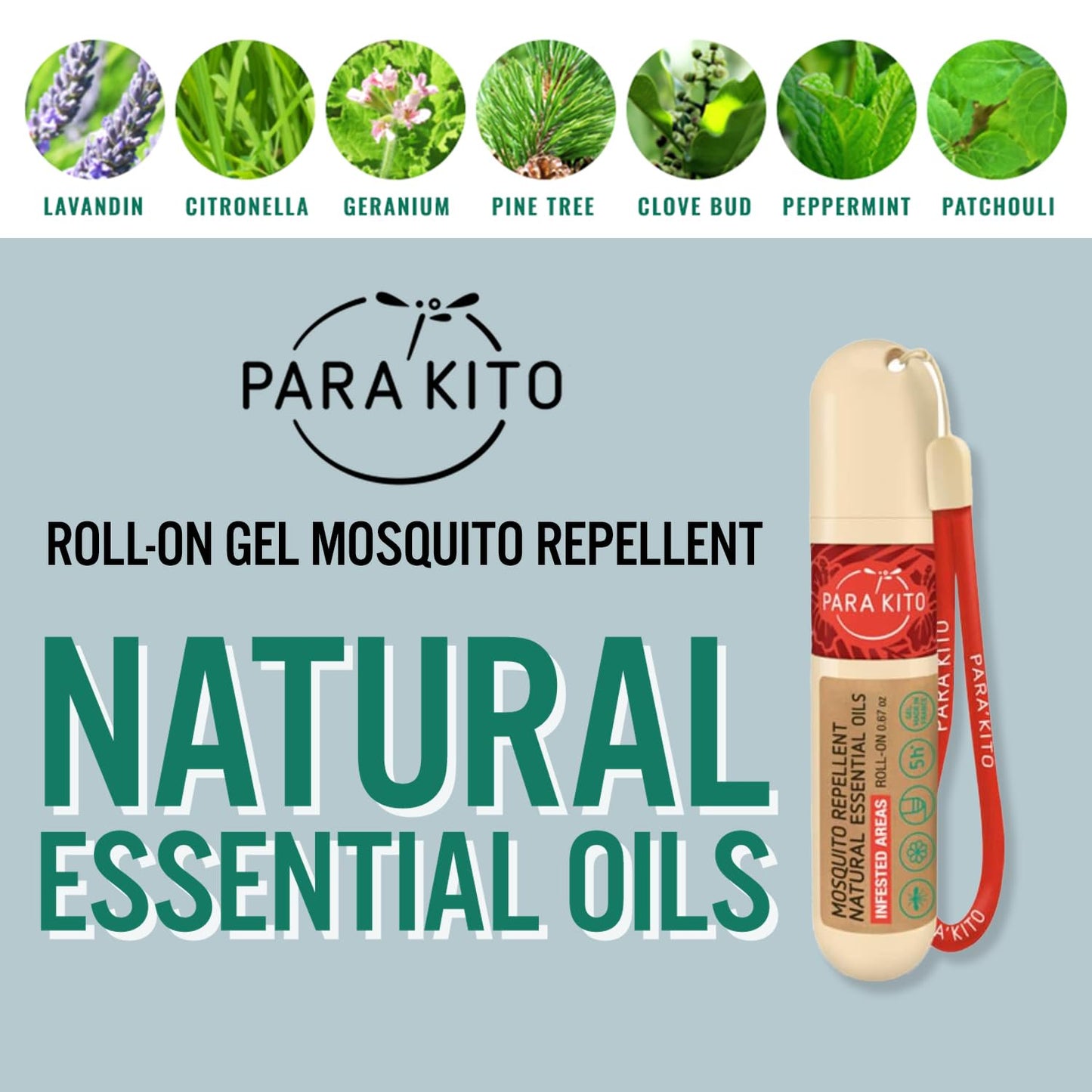PARA'KITO Natural Roll-On-Gel