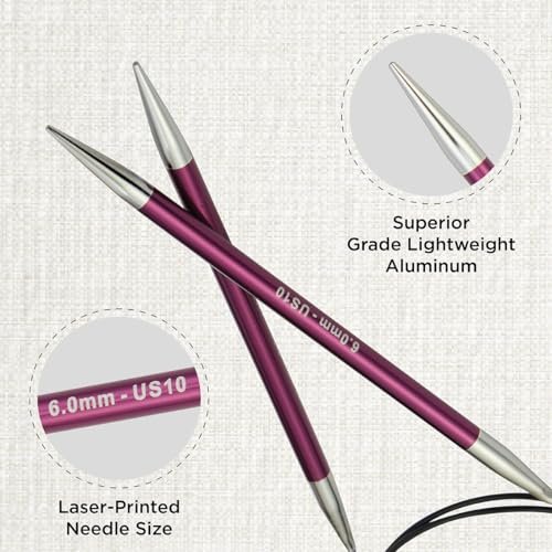 KnitPro Zing Fixed Circular Needles 16" (40cm)