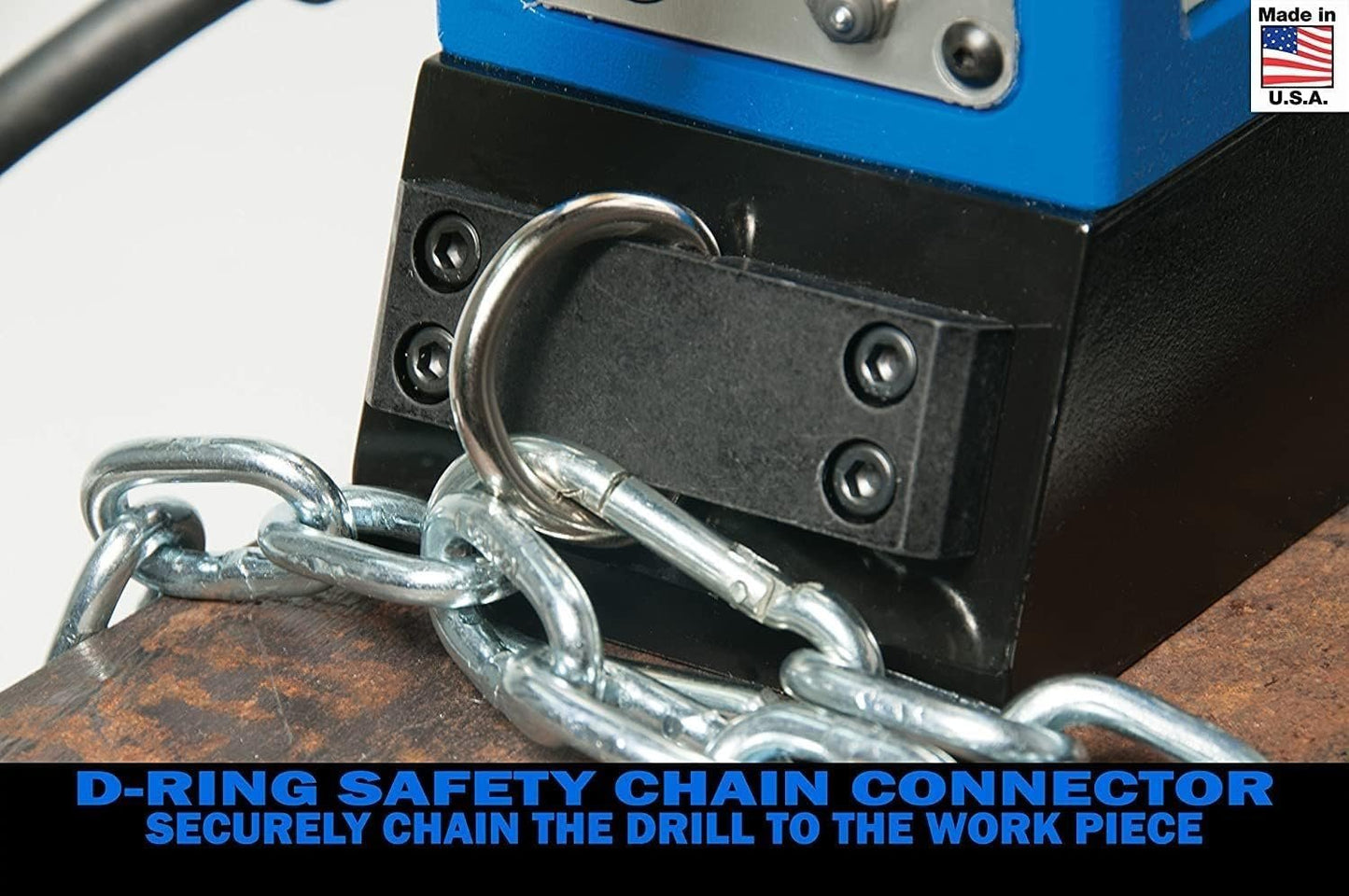 Hougen HMD920 115-Volt Magnetic Drill 3 Speed/Coolant Bottle Plus 1/2" Drill Chuck Adapter Plus 12002 Rotabroach Cutter Kit Replacement of The HMD917