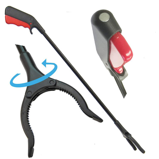 ArcMate ActiveMate Indoor Reacher Grabber, 3.5" Serrated Jaws Rotate 360 Degrees, 1lb. Pickup Capacity …