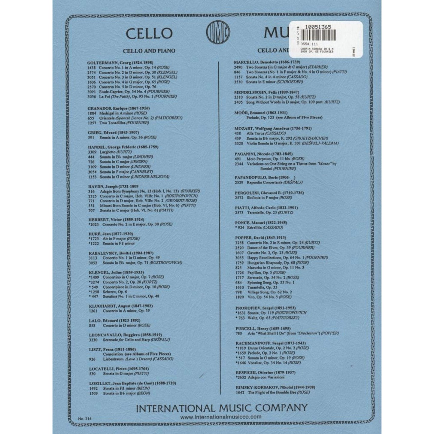 Cello Sonata in G Minor, Op 65 - Chopin, Frederic - Cello and Piano - edited by Fournier - International Music Company [Sheet music] [Sheet music] [Sheet music] [Sheet music] [Sheet music] [Sheet music] [Sheet music] [Sheet music] [Sheet music] [Sheet...