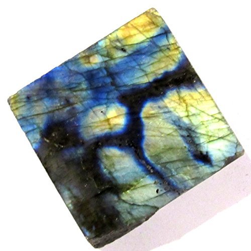 Zentron Crystal Collection: Large Polished Labradorite Slab Ex/A Quality with Velvet Bag