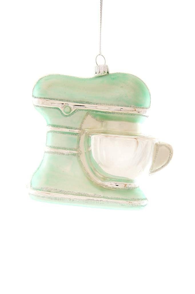 Cody Foster Baking Kitchen Counter Mixer Glass Christmas Ornament