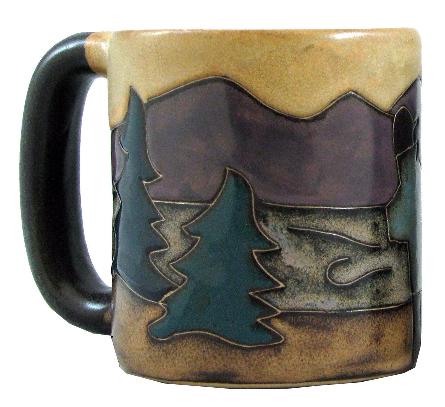 Mara Stoneware Mug - Fisherman- 16 oz