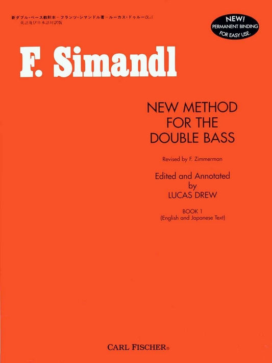 New Method for the Double Bass, Book 1 (English and Japanese Edition)