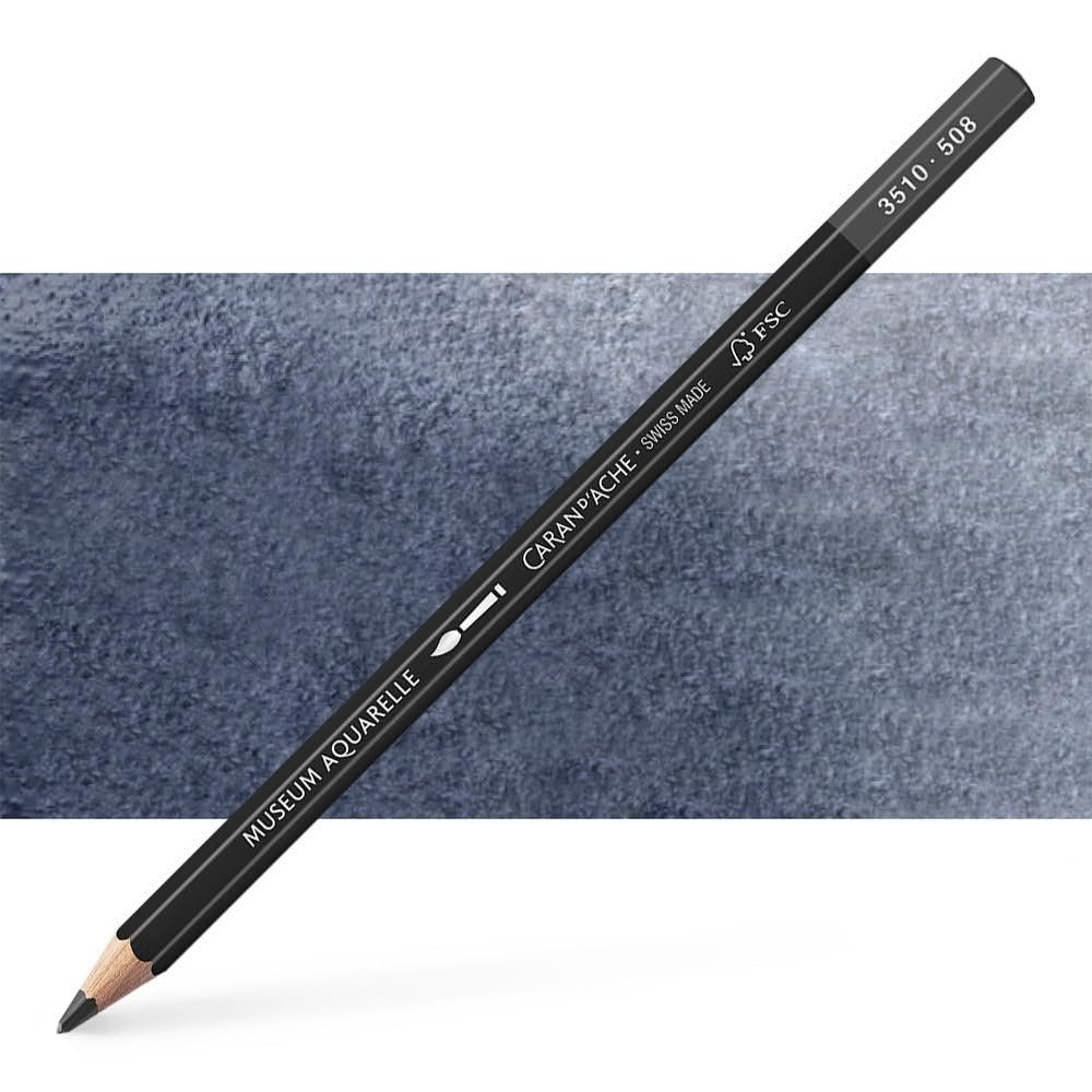 Caran d'Ache Museum Aquarelle Pencil, Paynes Grey (3510.508)