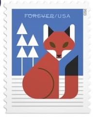 USPS Winter Woodland Animals