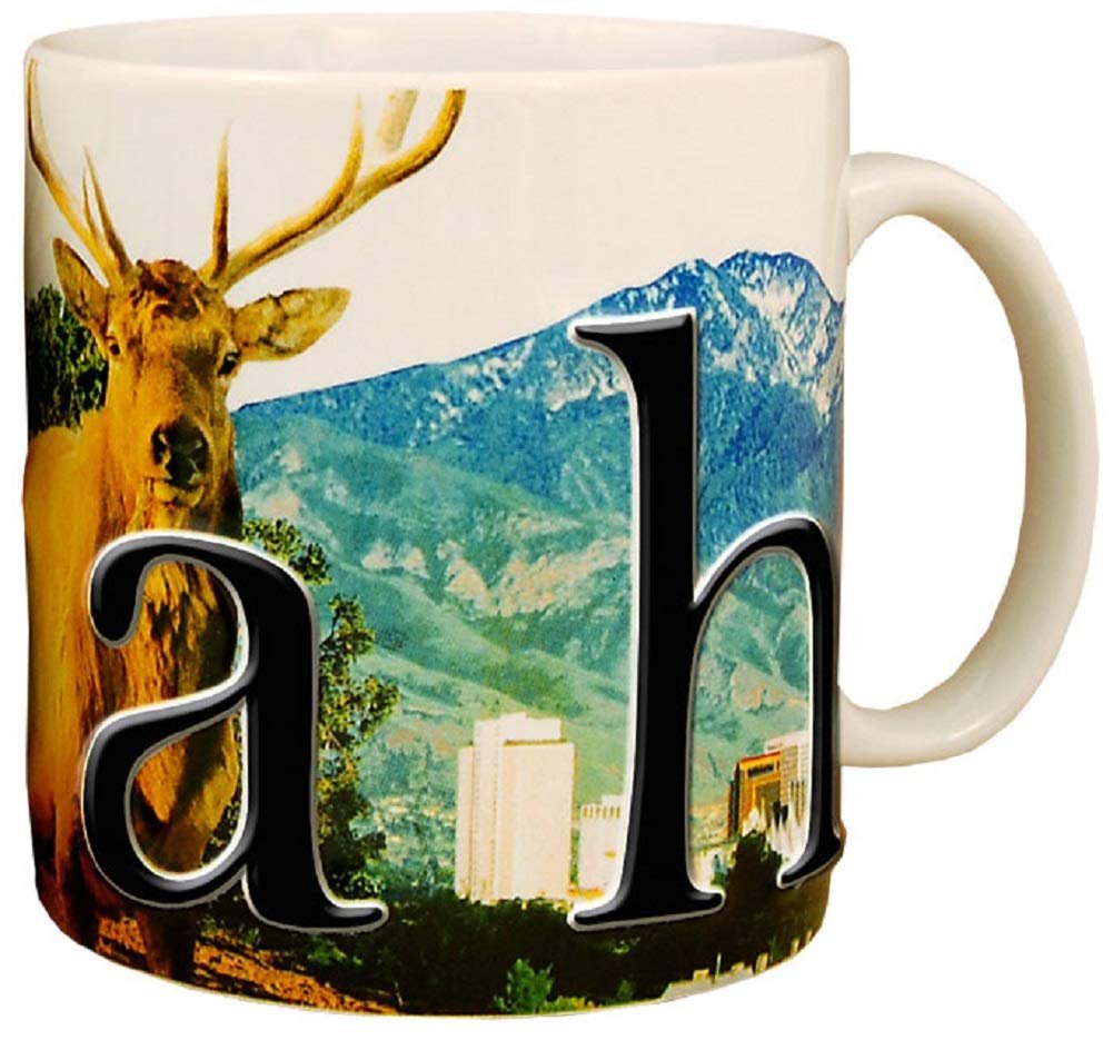 Americaware Utah 18oz. Color Relief Coffee Mug