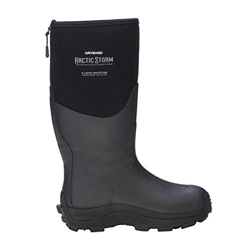 Dryshod Arctic Storm Hi Winter Boot - Men's, Black/Grey, ARS-MH-BK