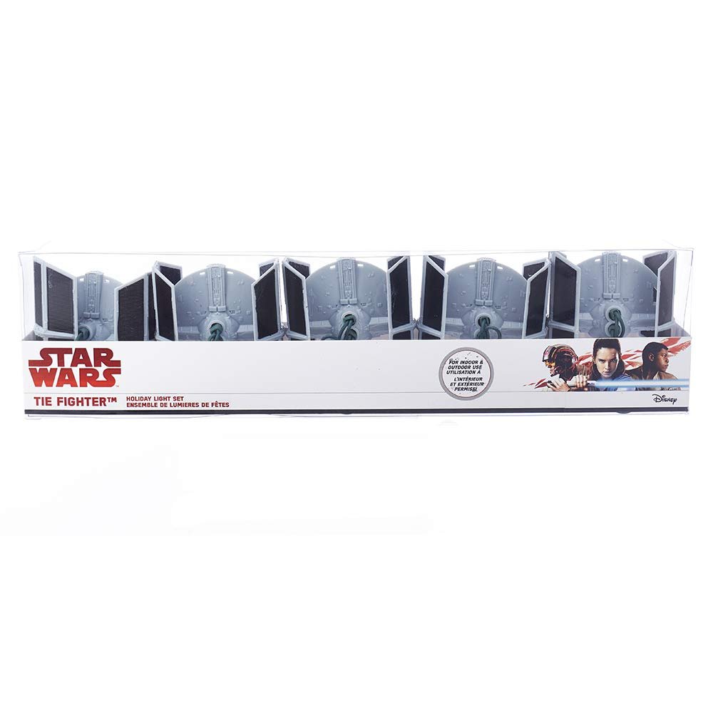 Kurt S. Adler Kurt Adler UL 10 Star Wars TIE Fighter Light Set, Black