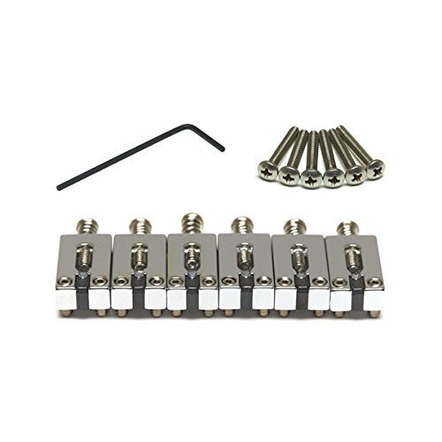 PG-8000-FC : String Saver Classics Strat & Tele Style Saddles 2 3/16" String Spacing - Chrome