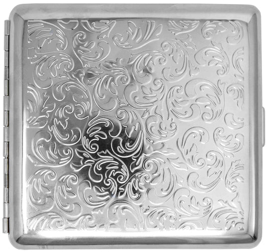 (Full Pack Kings) Metal-Plated Cigarette Case & Stash Box