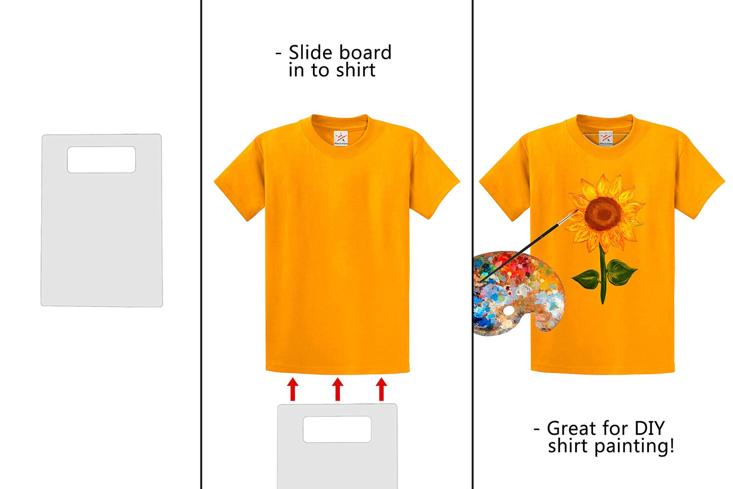 Marketing Holders Shirt Folding Board Clear Acrylic 11" x 12" Laundry Organize Neat Drawers Perfect for Residential and Retail Flat Squarish Convenient Easy to Use Easy Cleanup