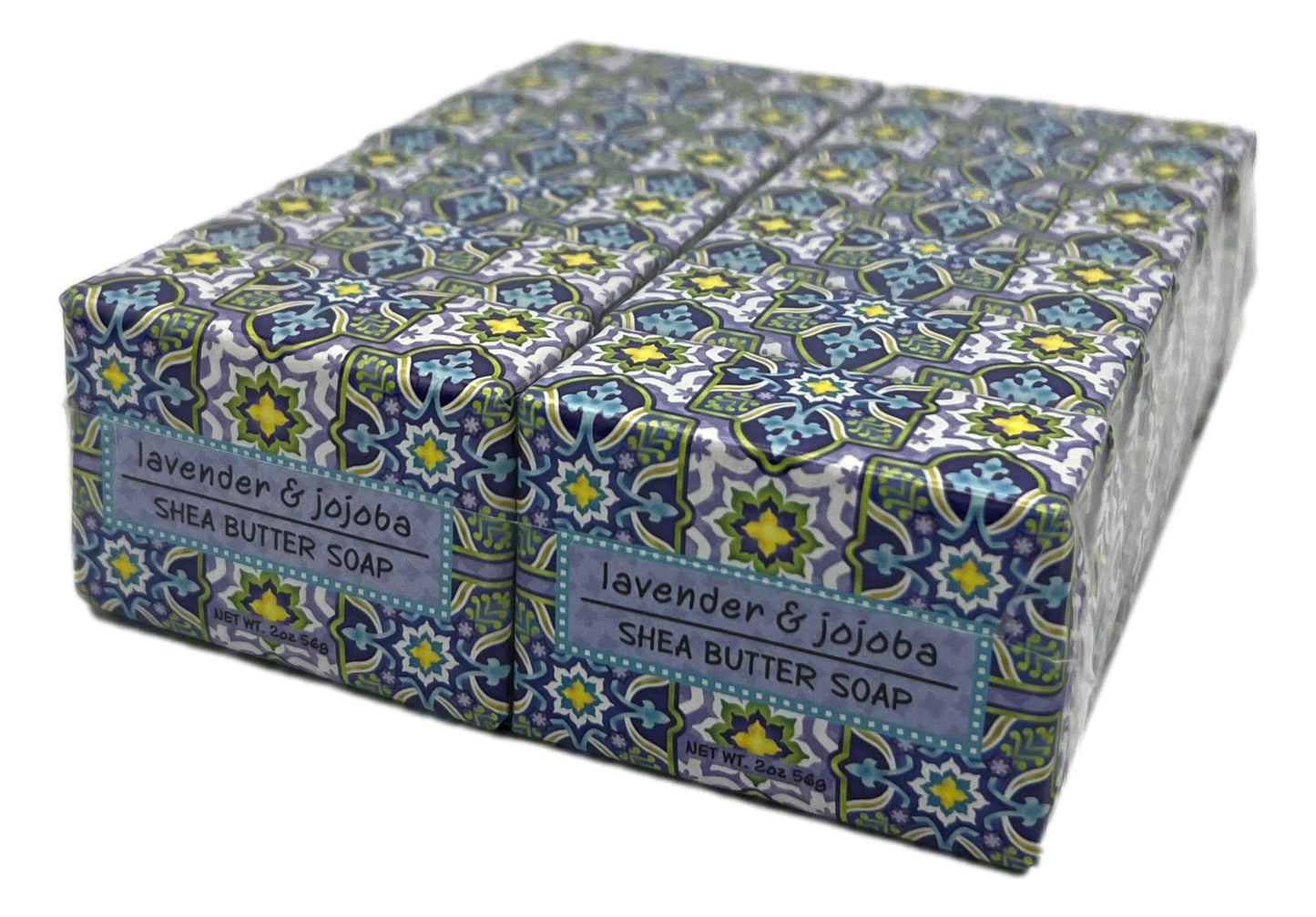 Greenwich Bay Trading Co., Lavender and Jojoba Shea Butter Soap, Set of 12 Bars, 2 Ounces Each