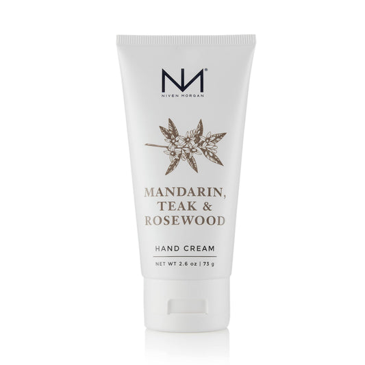 Niven Morgan Mandarin Teak & Rosewood Travel Hand Cream 2.6 oz