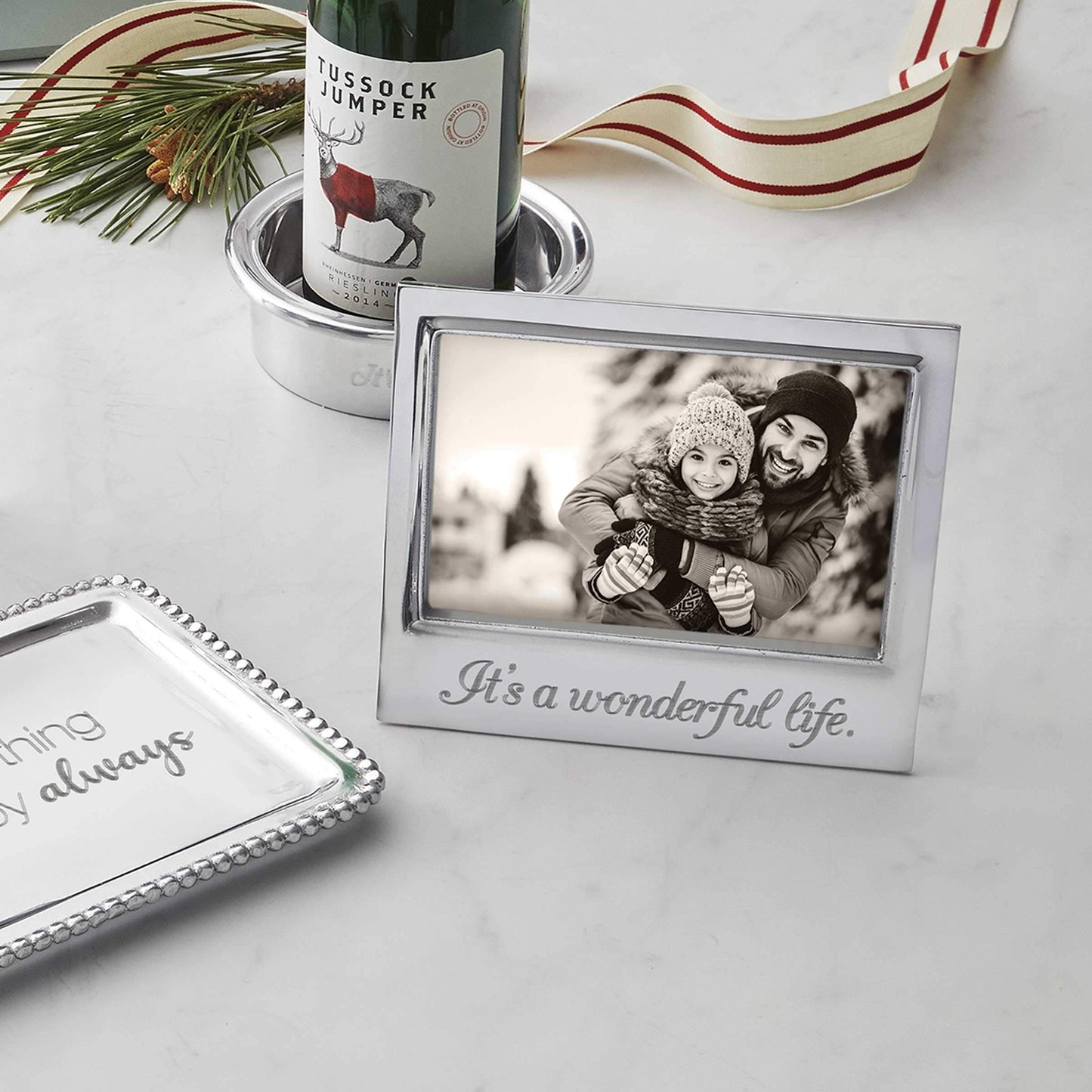 Mariposa Engraved Picture Frame, Signature 4x6, It's A Wonderful Life, 4300WL