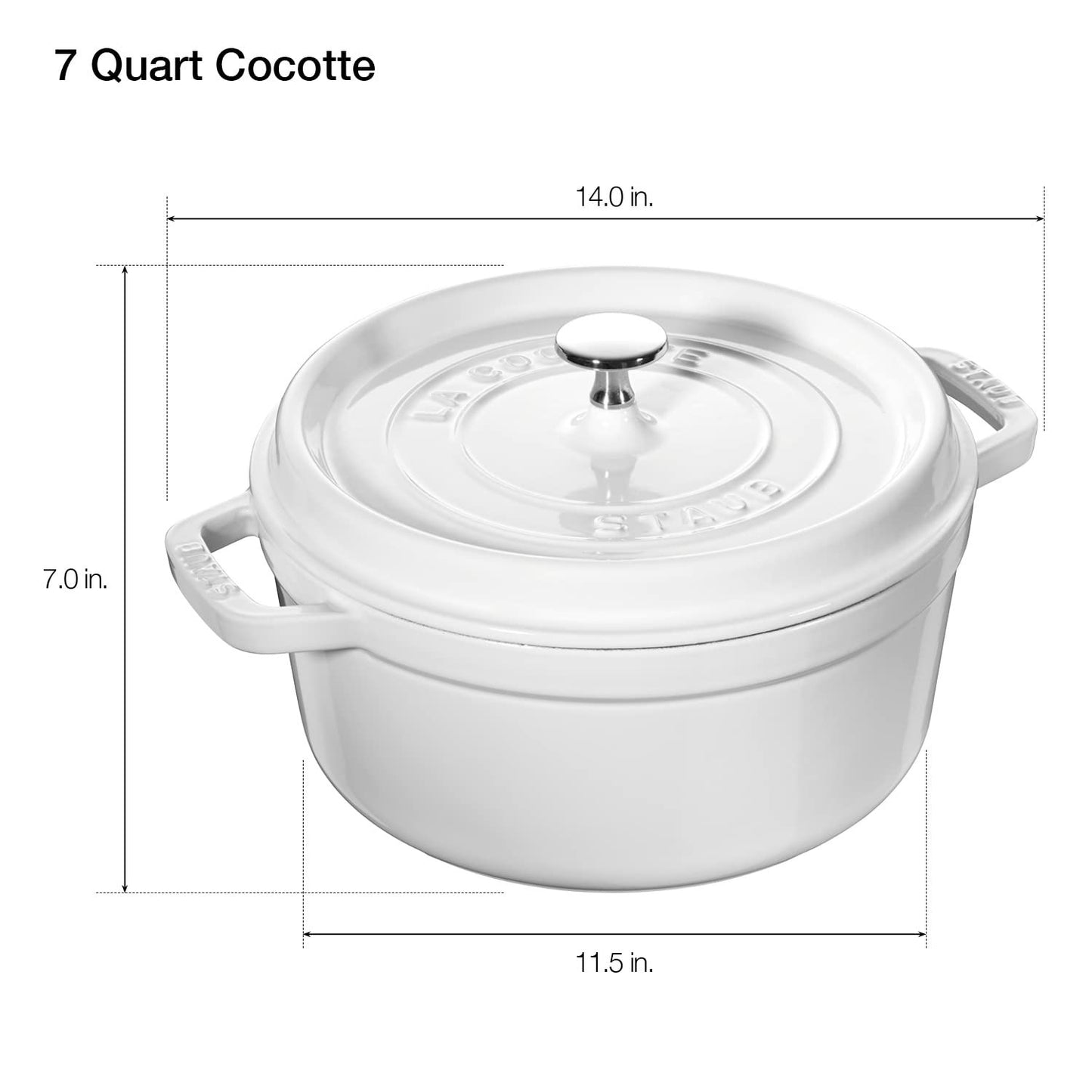 Staub Cast Iron Cocotte Made in France