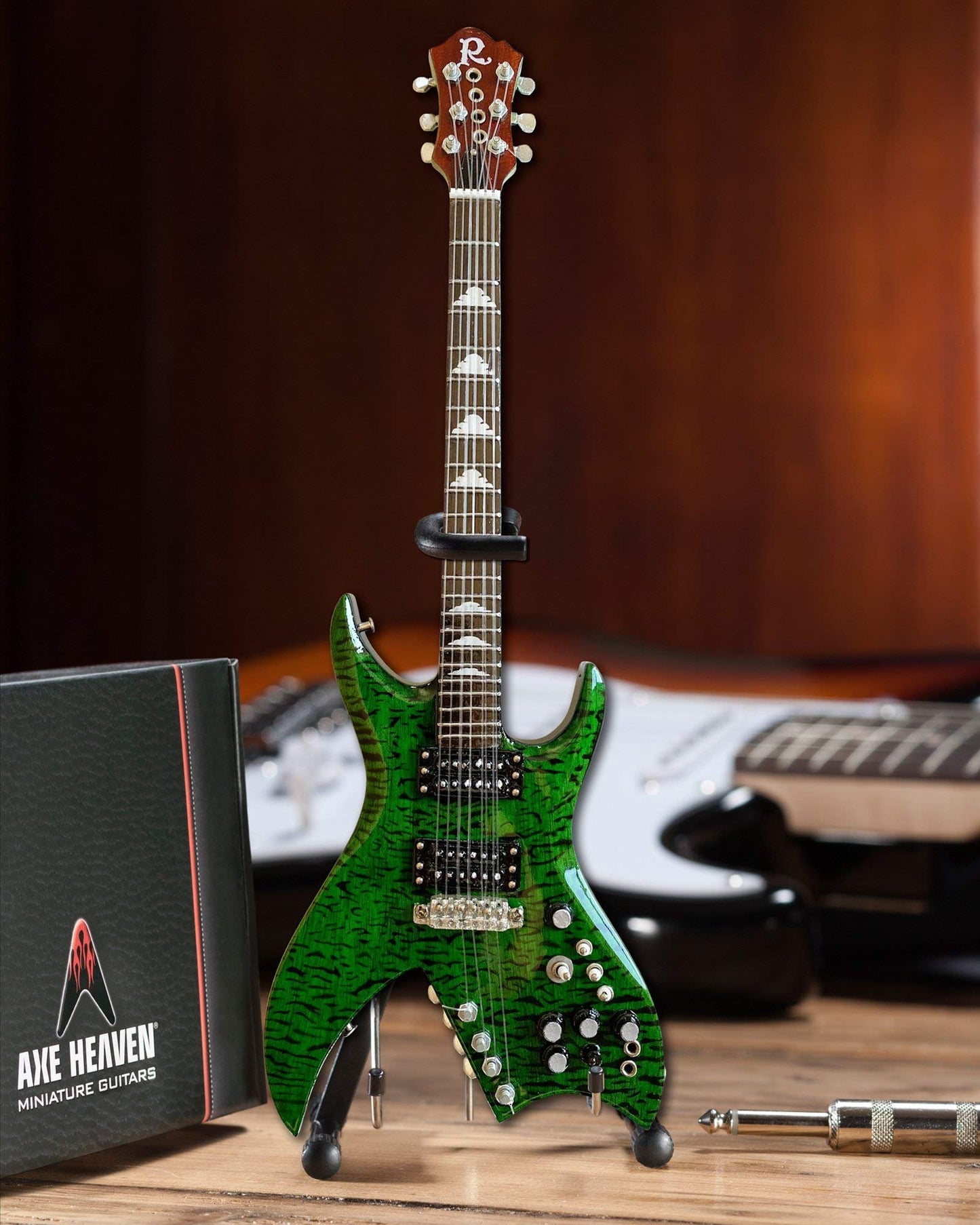 Axe Heaven Mini Guitar Slash Collectible Guitar B.C. Rich Bich 1:4 Scale Replica