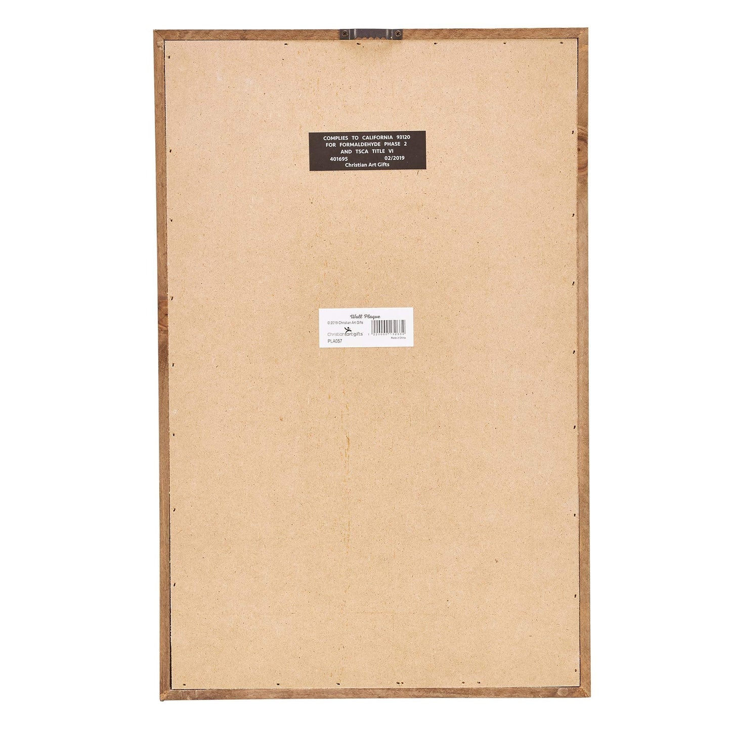 Christian Art Gifts 10 Commandments Wall Plaque - Exodus 20:2