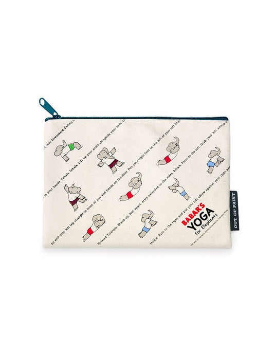 Out of Print Literary and Book-Themed Zipper Pouch for Book Lovers, Readers, and Bibliophiles