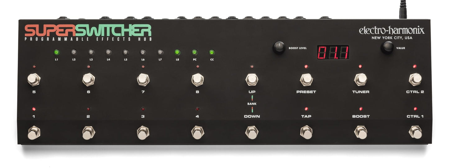 Electro-Harmonix Super Switcher Programmable Effects Hub Pedal