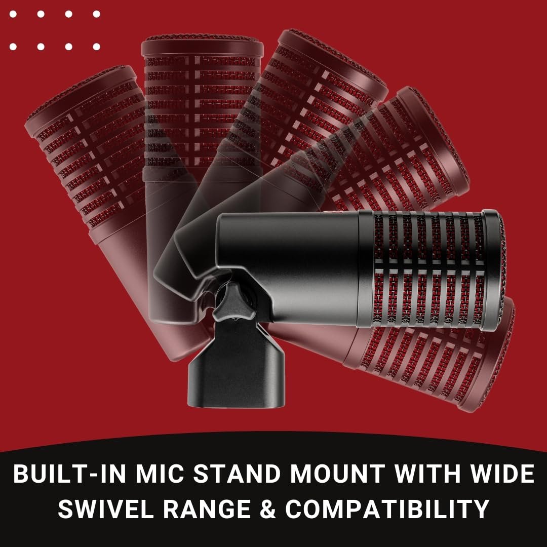 SE ELECTRONICS Dynacaster Dynamic Broadcast Microphone with Built-in Dynamite Pre-amp