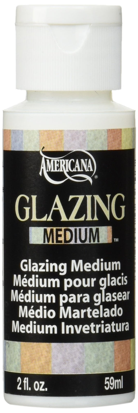 DecoArt Americana Mediums Glazing Paint, 2-Ounce, 2 Fl Oz (Pack of 1)