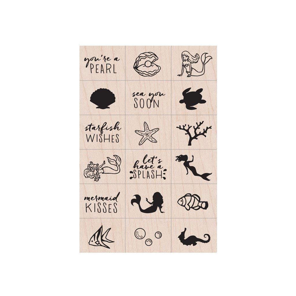 Animal Things Wood Stamps
