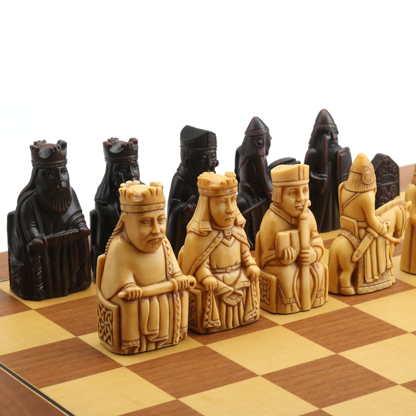 Veronese Design 3 1/2 Inch Isle of Lewis Chessmen Hand Painted Resin Sculpture Figurines (Chess Piece Only, No Board)
