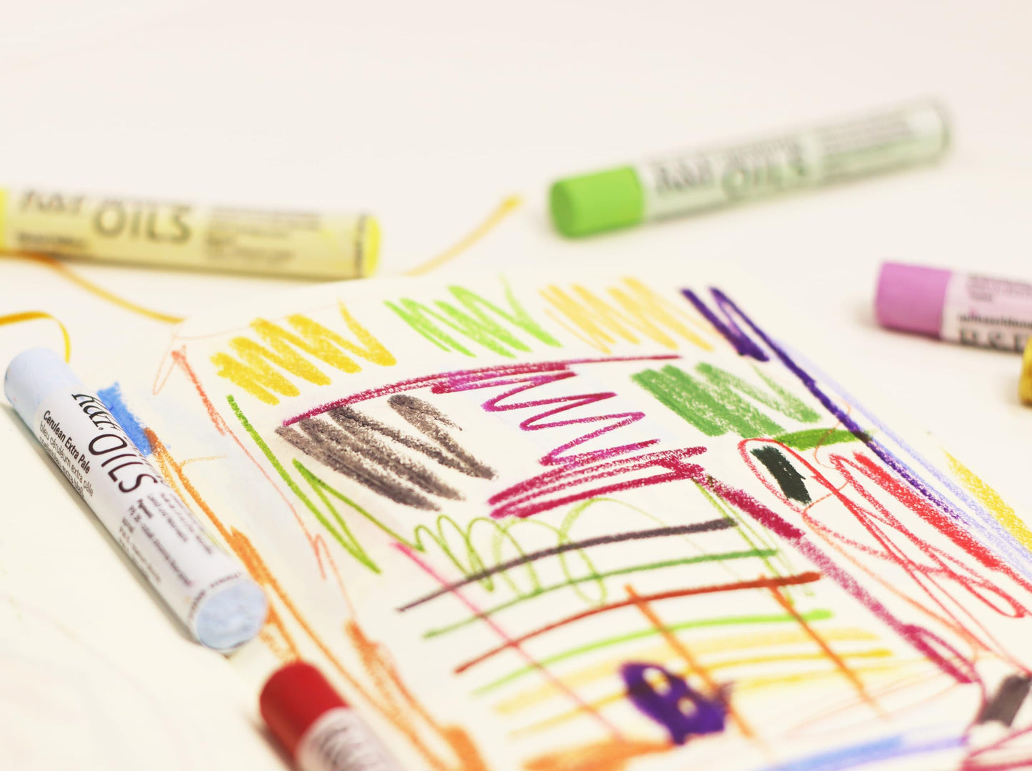 R&F Drawing Oils, Introductory Color Set, 6 12 ml colors