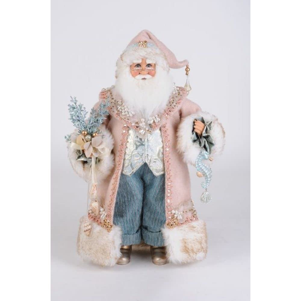 Karen Didion Seahorse Coastal Santa Figurine