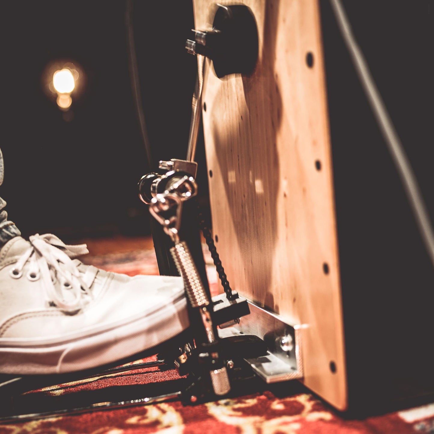 Meinl Percussion Cocktail Cajon Pickups, Accessories and Mounts— Made in Europe — Forward Facing Ports and No Snares for Enhanced Bass, Includes Pedal, PBASSCAJ-KIT, 0