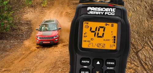 President Jerry FCC AM/FM Portable Radio with Vehicle Charging System - Perfect for The Road Warrior!
