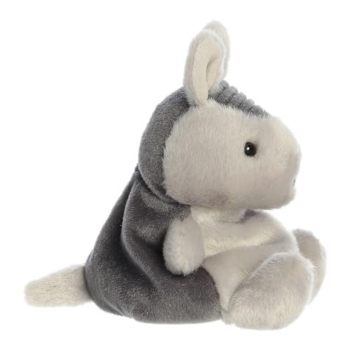 Aurora® Adorable Palm Pals™ Antonia Armadillo™ Stuffed Animal - Fun Collectible Plush for Kids and Adult Collectors - Perfect for Decorating Rooms and Birthday Gifts - Gray 5 Inches