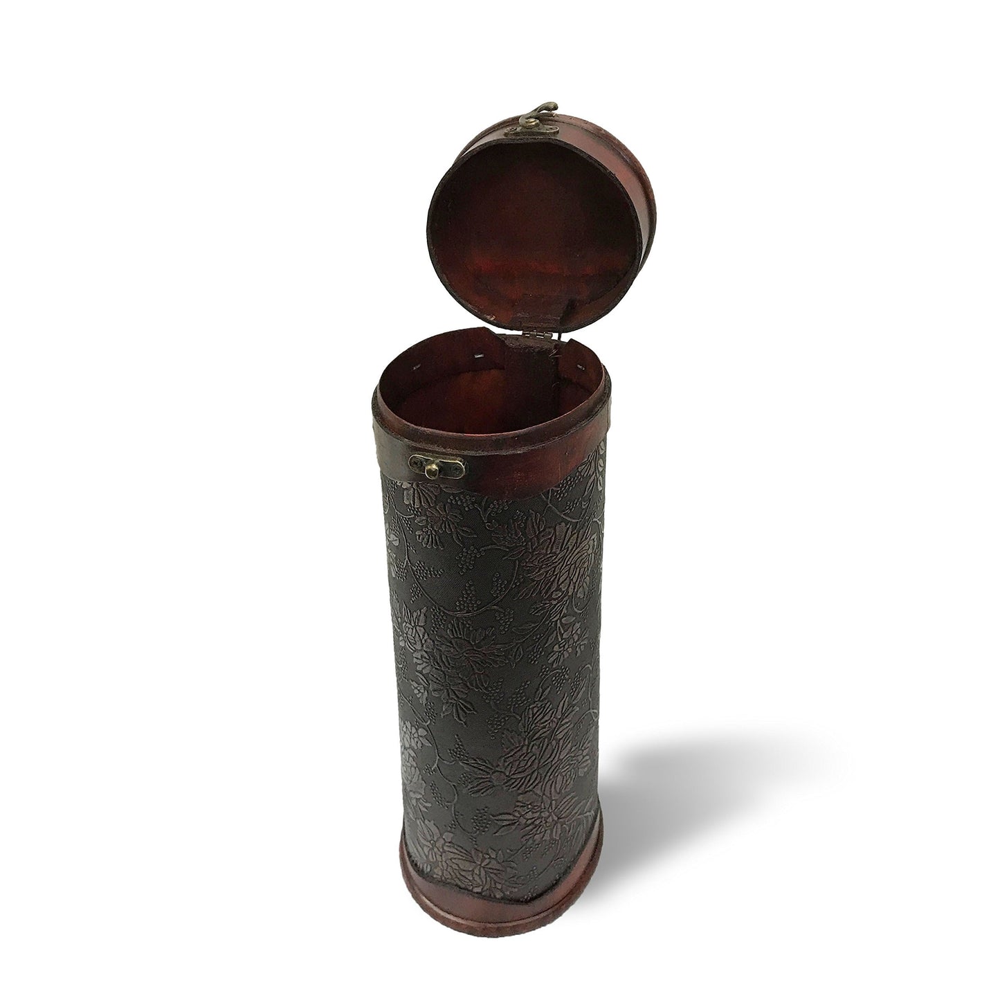 Allgala Wooden Wine Bottle Box with Antique Finish