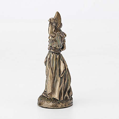 Veronese Design 3 7/8 Inch Obatala Santeria Orisha The King of White Cloth and The Creator Cast Resin Hand Painted Antique Bronze Finish Statue Home Decor