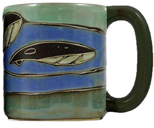 Mara Stoneware Mug - Whales - 16 oz