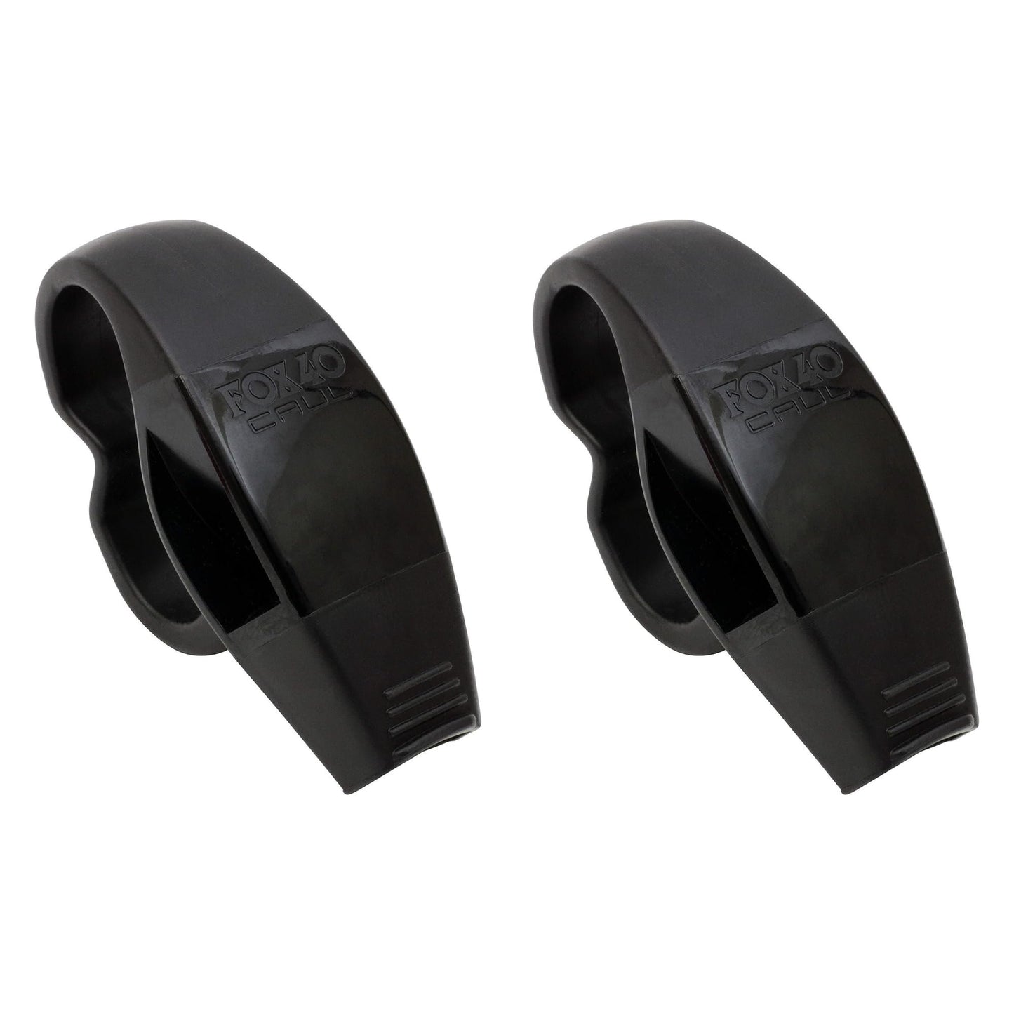 Fox 40 Official Caul Fingergrip Whistle Hockey Soccer Coach Referee Dog (2-Pack)