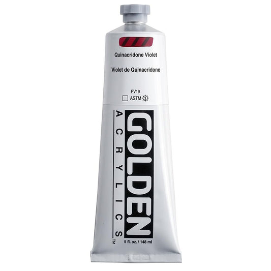Golden Heavy Body Acrylic - Quinacridone Violet - 5oz Tube
