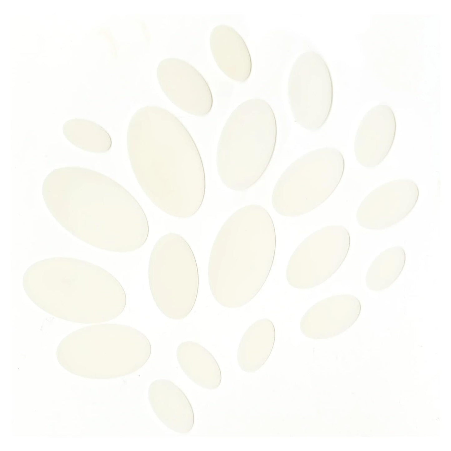 Karen Kay Buckley® Perfect Ovals, Heat-Resistant Plastic Templates, Two Each of 10 Sizes, 20 Total. Hand and Machine Appliqué, Quilting, Patchwork, Sewing, Ironable with Dry/Medium Heat