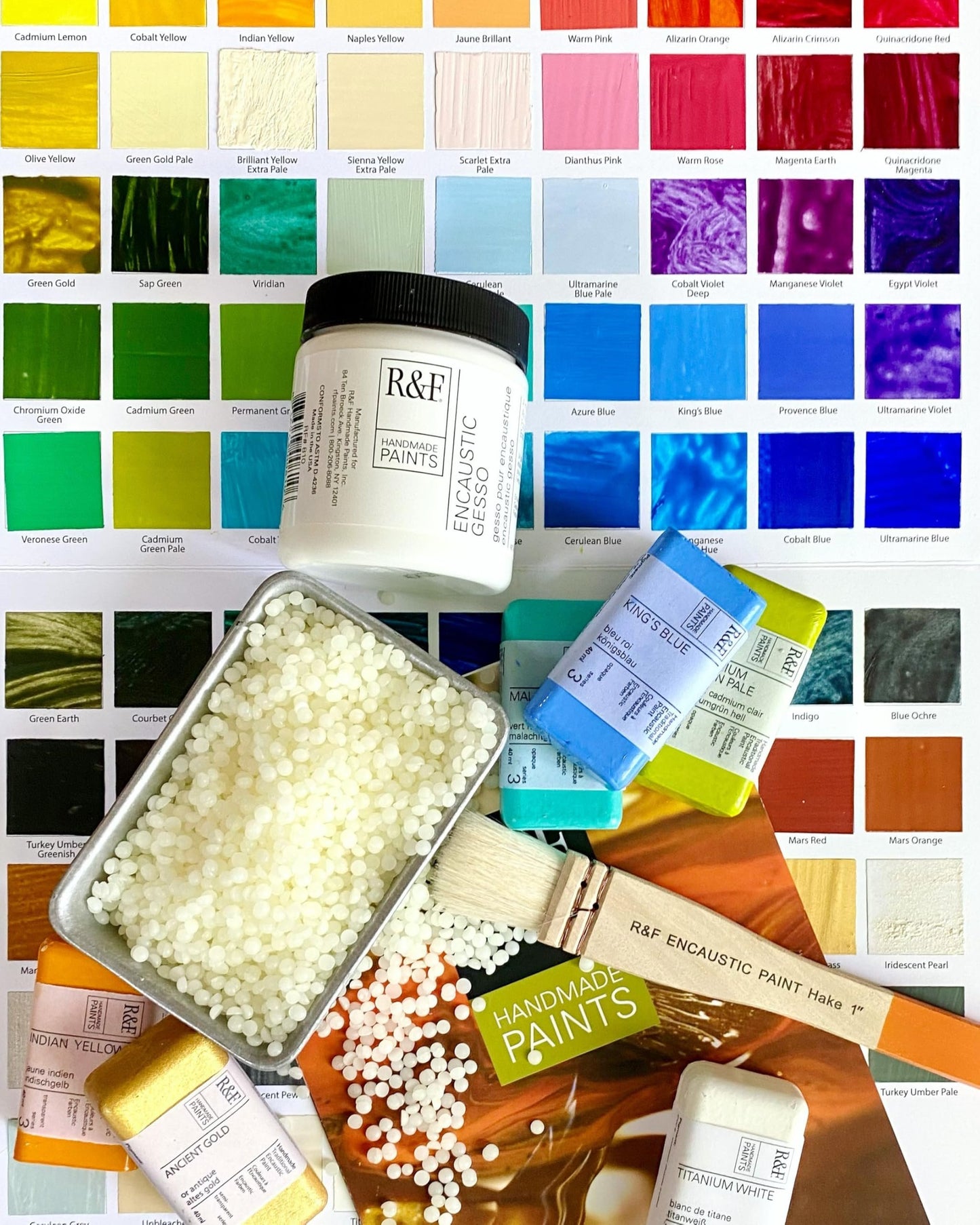 R&F Artist Encaustic Paint, Neutral White, 333 ml
