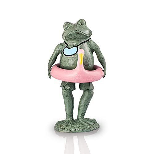 SPI Home 53041 19.50 x 12 x 11 in. Beach Buddy Frog, Multicolor