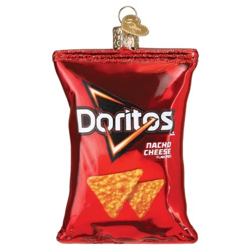 Old World Christmas Doritos Nacho Cheese Chips Glass Blown Ornament for Christmas Tree