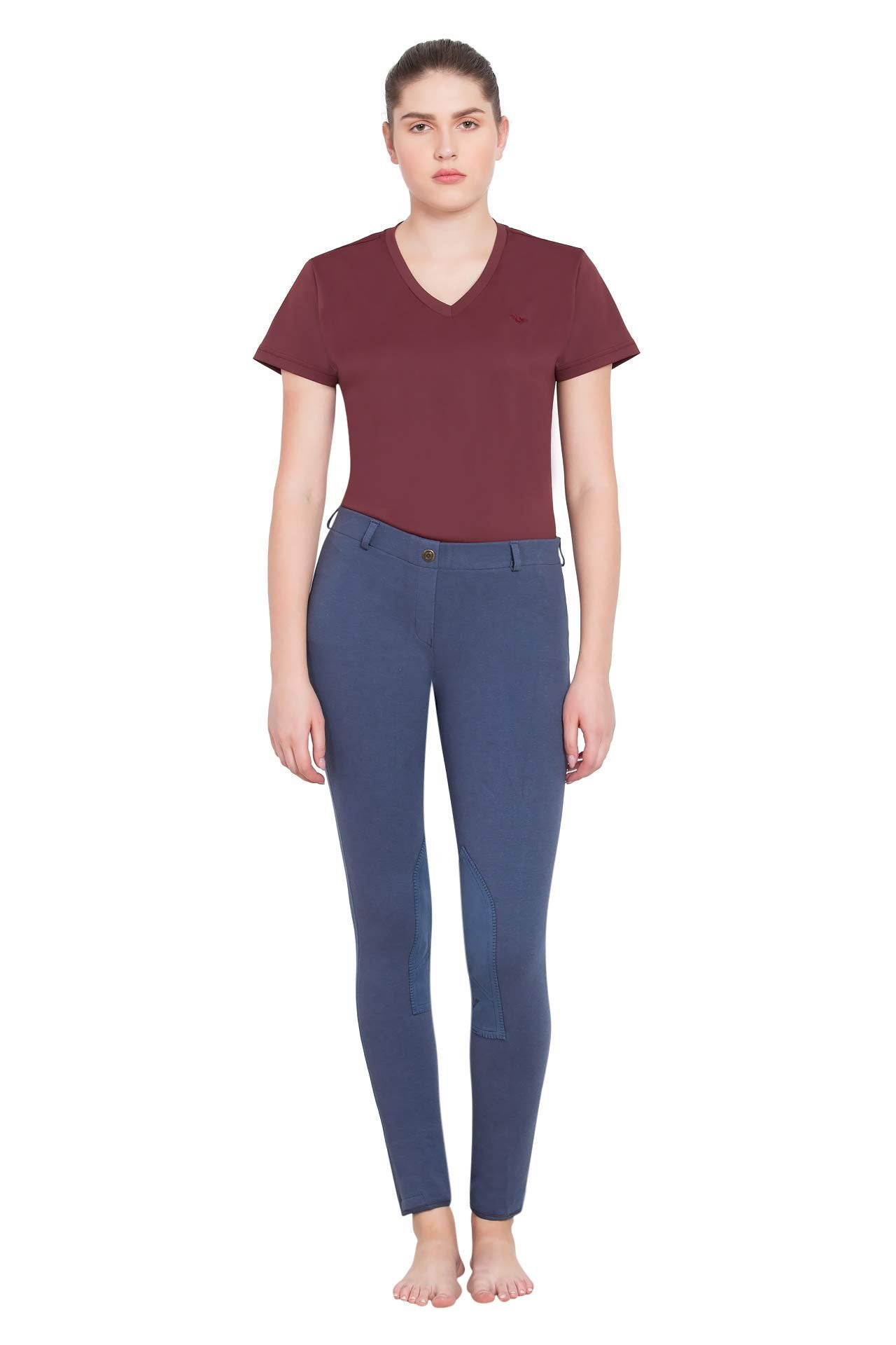 TuffRider Ladies Starter LowRise Pull-On Knee Patch Breeches