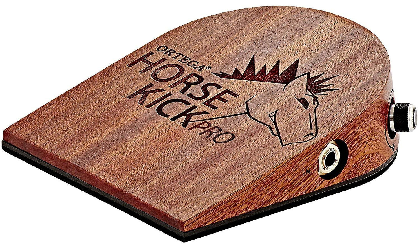 Ortega Guitars Digital Singer-Songwriter Percussion Stomp Box with 5 Samples (HORSE KICK PRO)